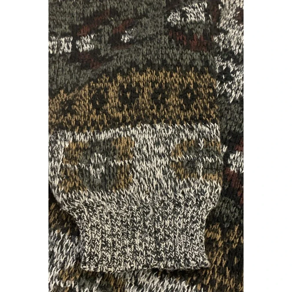 Michael Gerald Sweater Mens Large Crew Neck Acrylic Dad 90’s